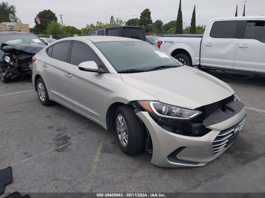 2017 Hyundai Elantra Se VIN: KMHD74LF7HU303247 Lot: 39409943