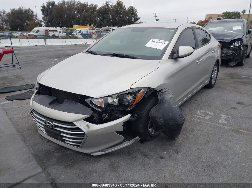 2017 Hyundai Elantra Se VIN: KMHD74LF7HU303247 Lot: 39409943