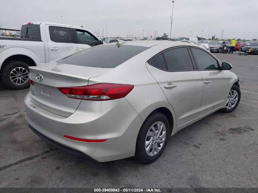 2017 Hyundai Elantra Se VIN: KMHD74LF7HU303247 Lot: 39409943