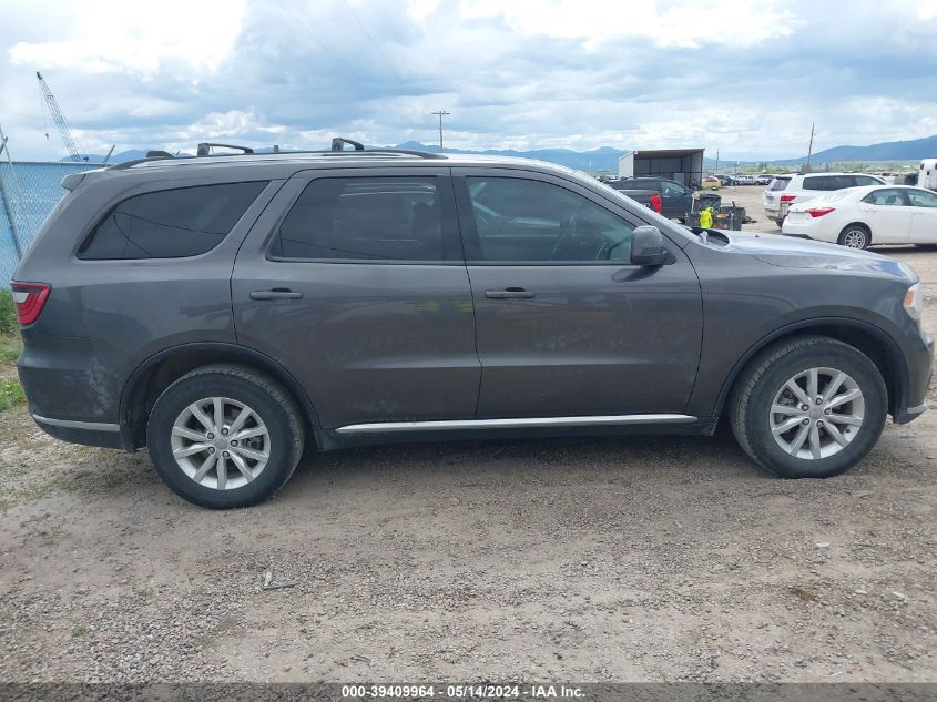 2015 Dodge Durango Sxt VIN: 1C4RDJAG0FC114729 Lot: 39409964