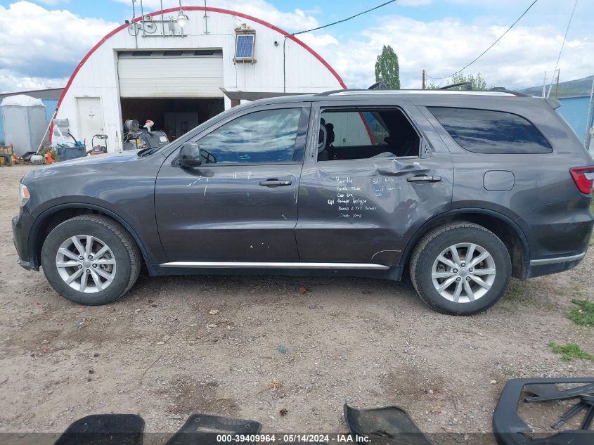 2015 Dodge Durango Sxt VIN: 1C4RDJAG0FC114729 Lot: 39409964