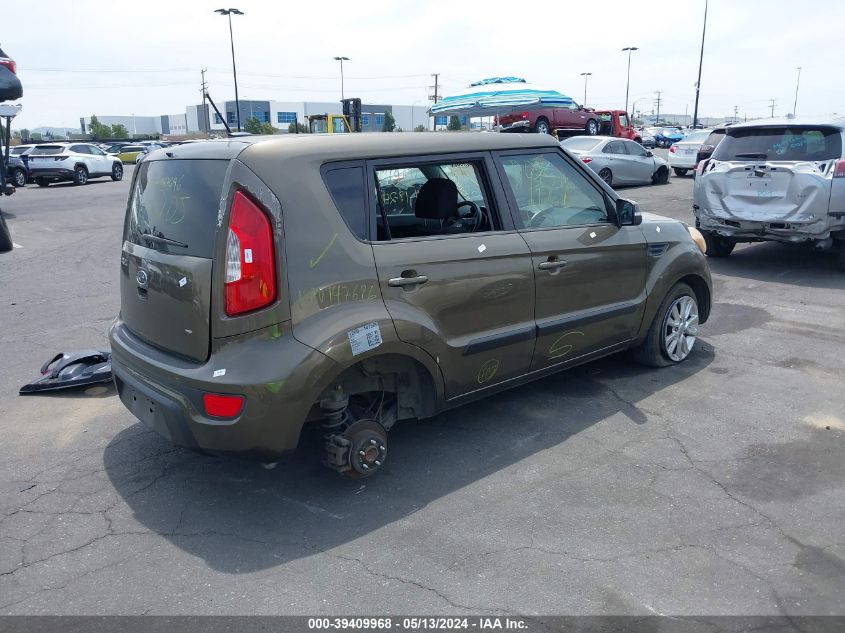 2012 Kia Soul + VIN: KNDJT2A61C7437298 Lot: 39409968