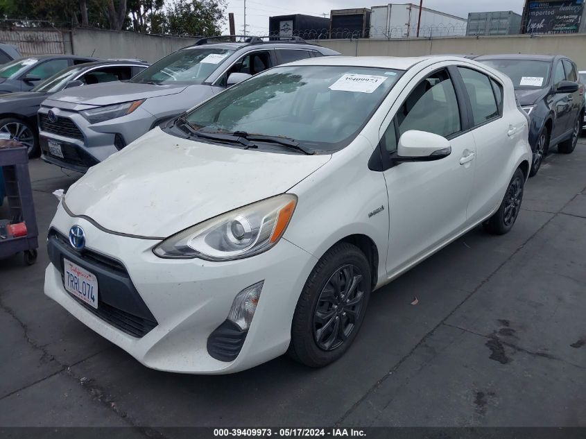 2016 Toyota Prius C One VIN: JTDKDTB37G1118914 Lot: 39409973