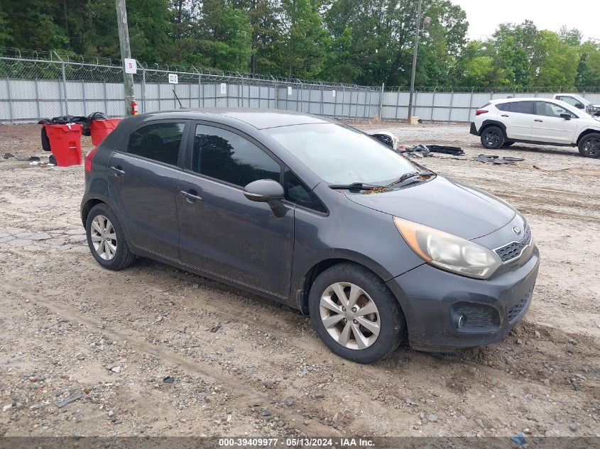 2013 Kia Rio Ex VIN: KNADN5A38D6201783 Lot: 39409977