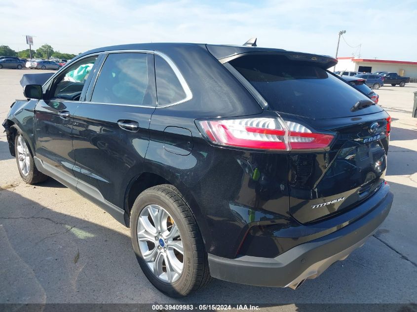 2021 Ford Edge Titanium VIN: 2FMPK3K93MBA15520 Lot: 39409983