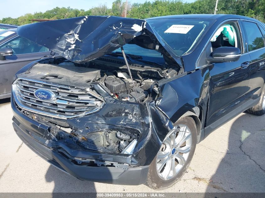 2021 Ford Edge Titanium VIN: 2FMPK3K93MBA15520 Lot: 39409983