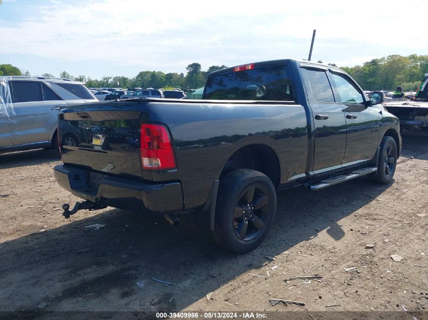 2018 Ram 1500 Express Quad Cab 4X4 6'4 Box VIN: 1C6RR7FG5JS208415 Lot: 39409986