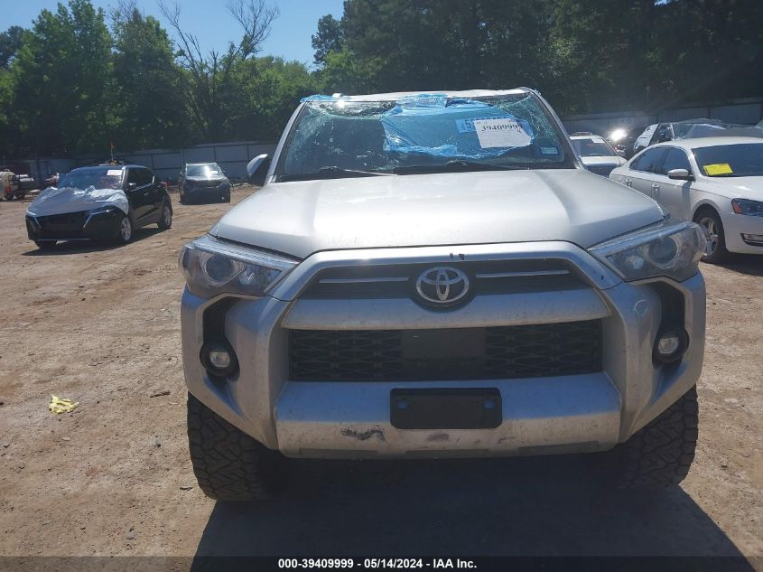 2021 Toyota 4Runner Sr5 VIN: JTEMU5JRXM5922585 Lot: 39409999