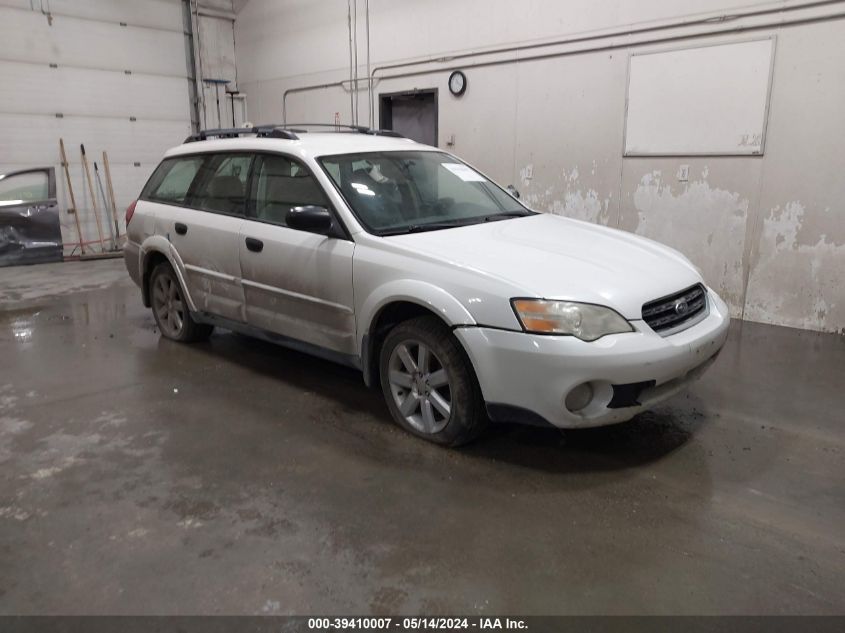 2006 Subaru Outback 2.5I VIN: 4S4BP61C567348548 Lot: 39410007