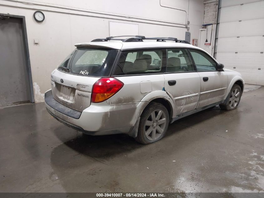 2006 Subaru Outback 2.5I VIN: 4S4BP61C567348548 Lot: 39410007