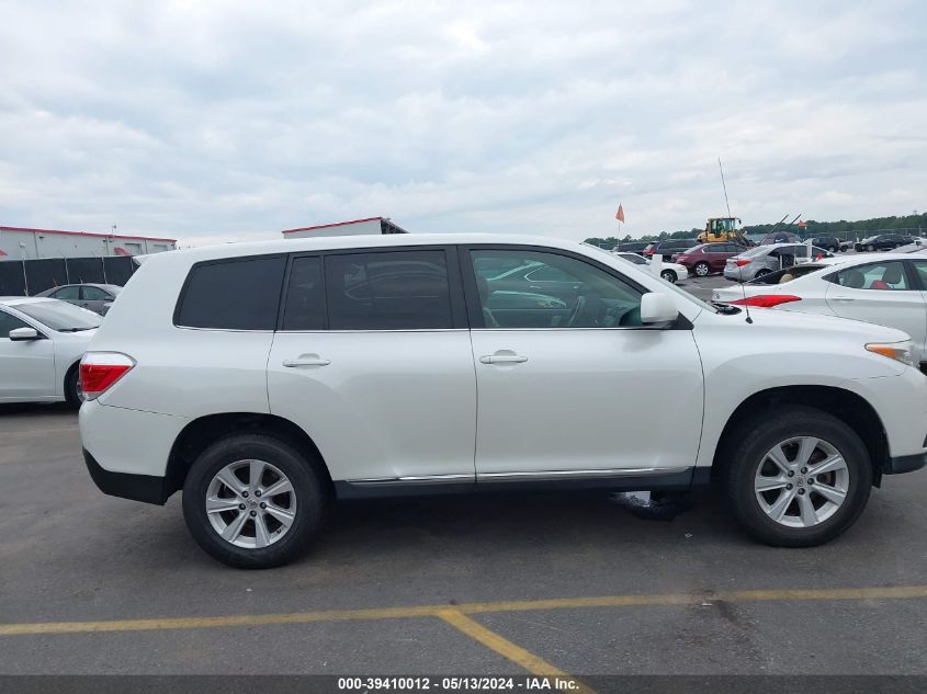 2012 Toyota Highlander VIN: 5TDZA3EH5CS024221 Lot: 39410012