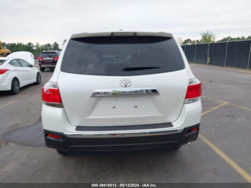 2012 Toyota Highlander VIN: 5TDZA3EH5CS024221 Lot: 39410012