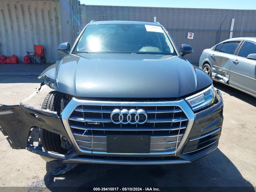 2020 Audi Q5 Premium 45 Tfsi Quattro S Tronic VIN: WA1ANAFY7L2030284 Lot: 39410017