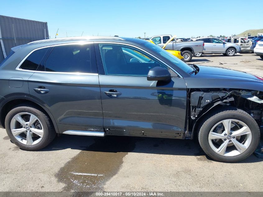 2020 Audi Q5 Premium 45 Tfsi Quattro S Tronic VIN: WA1ANAFY7L2030284 Lot: 39410017