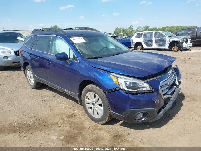 2015 Subaru Outback 2.5I Premium VIN: 4S4BSBEC1F3231607 Lot: 39410029