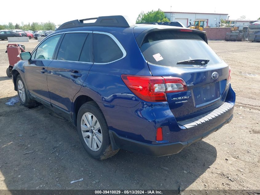 2015 Subaru Outback 2.5I Premium VIN: 4S4BSBEC1F3231607 Lot: 39410029