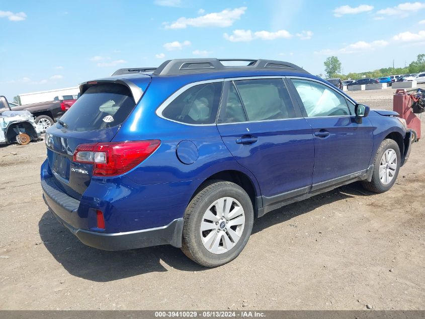 2015 Subaru Outback 2.5I Premium VIN: 4S4BSBEC1F3231607 Lot: 39410029