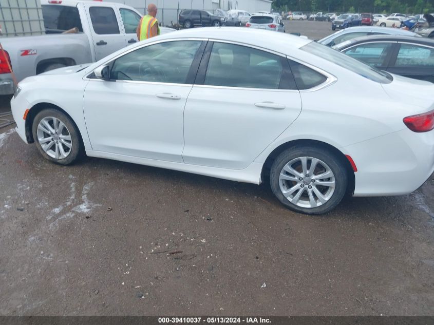 2016 Chrysler 200 Limited VIN: 1C3CCCAB0GN160080 Lot: 39410037