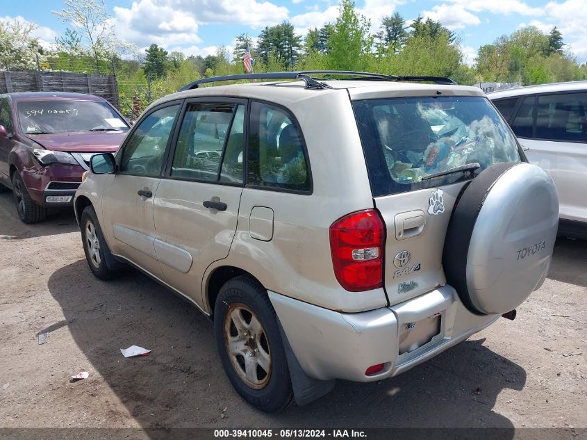 2004 Toyota Rav4 VIN: JTEGD20V140020009 Lot: 39410045