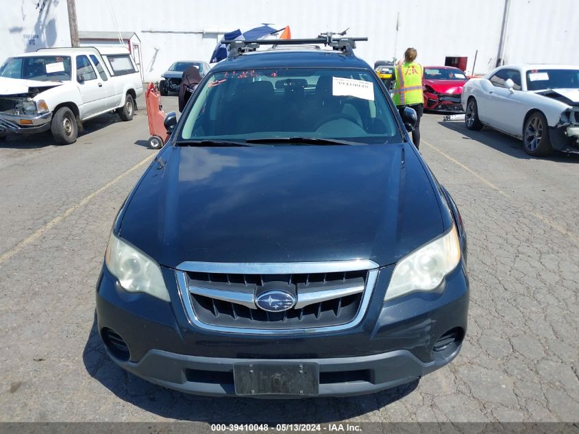 2008 Subaru Outback VIN: 4S4BP60C887334163 Lot: 39410048