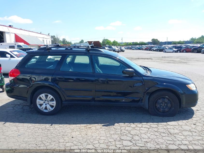 2008 Subaru Outback VIN: 4S4BP60C887334163 Lot: 39410048