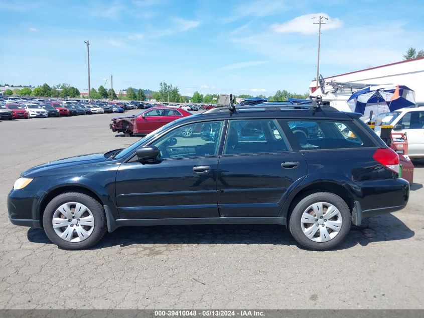 2008 Subaru Outback VIN: 4S4BP60C887334163 Lot: 39410048