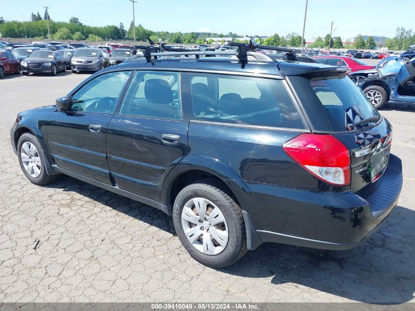 2008 Subaru Outback VIN: 4S4BP60C887334163 Lot: 39410048