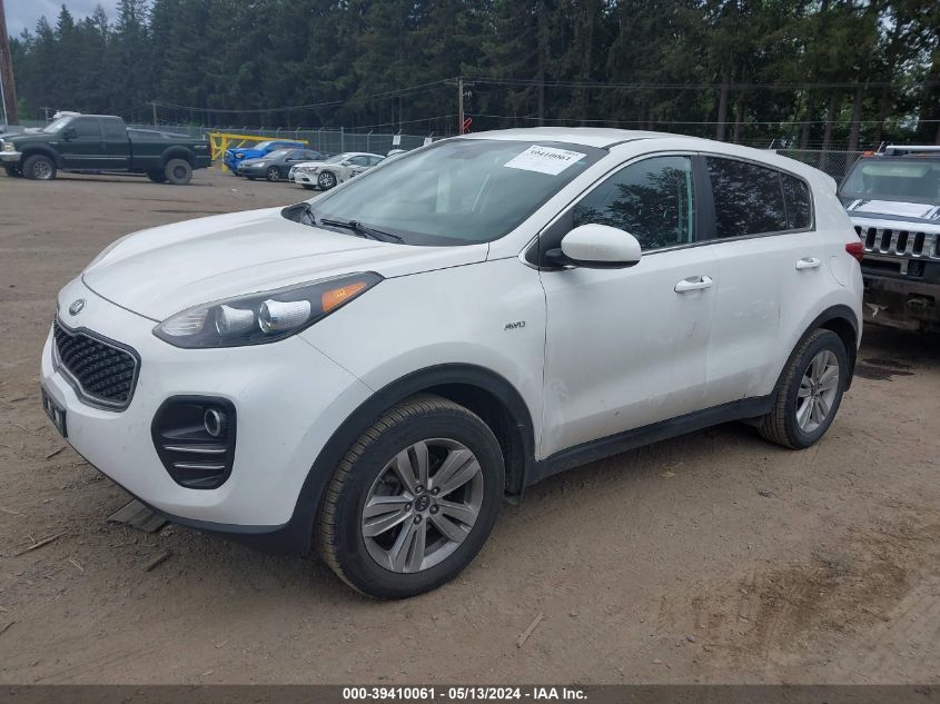 2017 Kia Sportage Lx VIN: KNDPMCAC7H7260993 Lot: 39410061