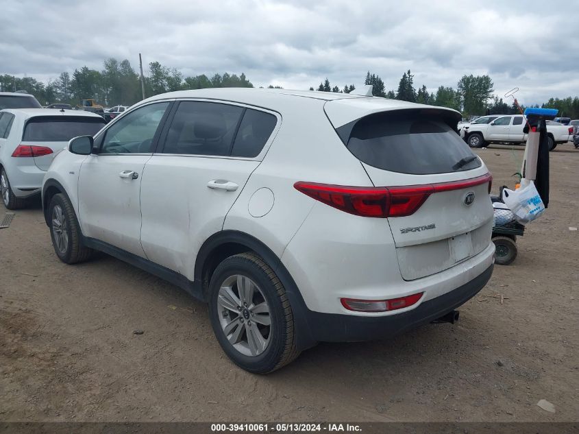 2017 Kia Sportage Lx VIN: KNDPMCAC7H7260993 Lot: 39410061