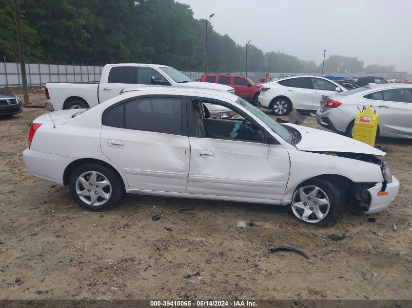 2004 Hyundai Elantra Gls/Gt VIN: KMHDN46D44U862166 Lot: 39410065