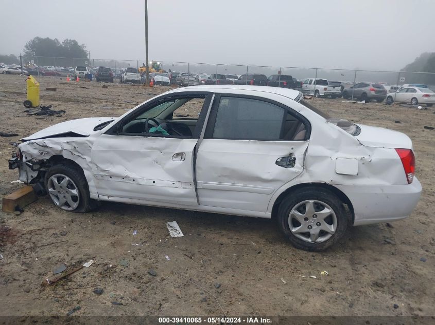 2004 Hyundai Elantra Gls/Gt VIN: KMHDN46D44U862166 Lot: 39410065