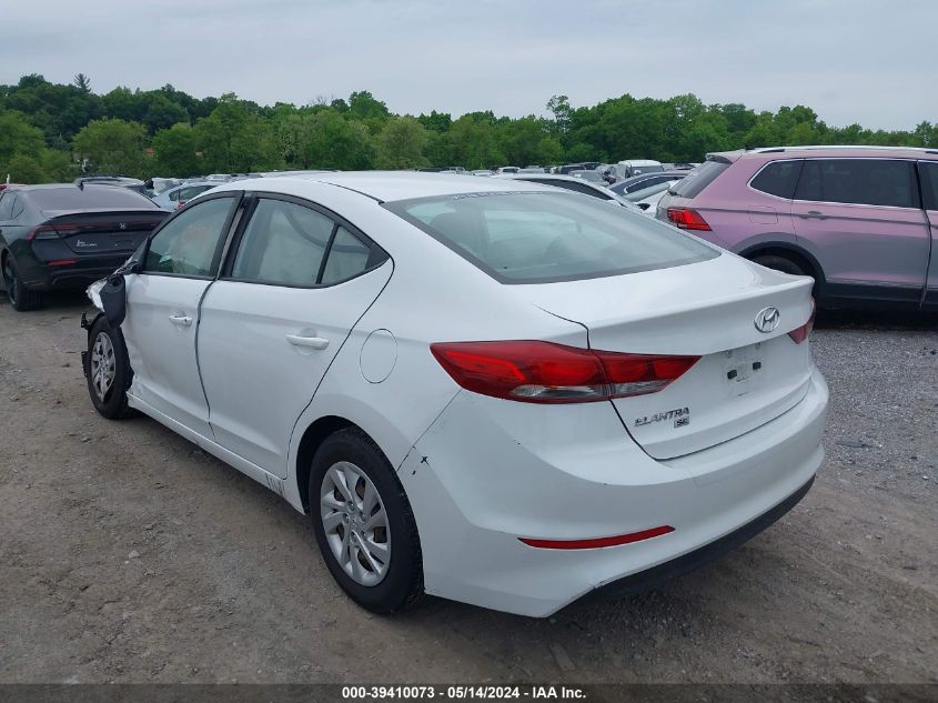 2018 Hyundai Elantra Se VIN: 5NPD74LFXJH320113 Lot: 39410073