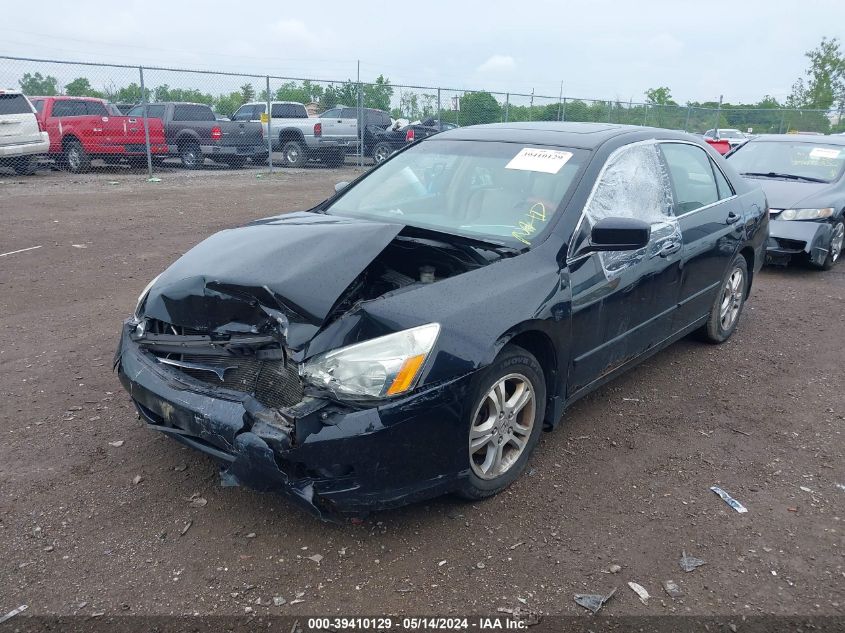 2007 Honda Accord 2.4 Ex VIN: 1HGCM56827A097235 Lot: 39410129