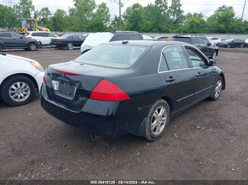 2007 Honda Accord 2.4 Ex VIN: 1HGCM56827A097235 Lot: 39410129