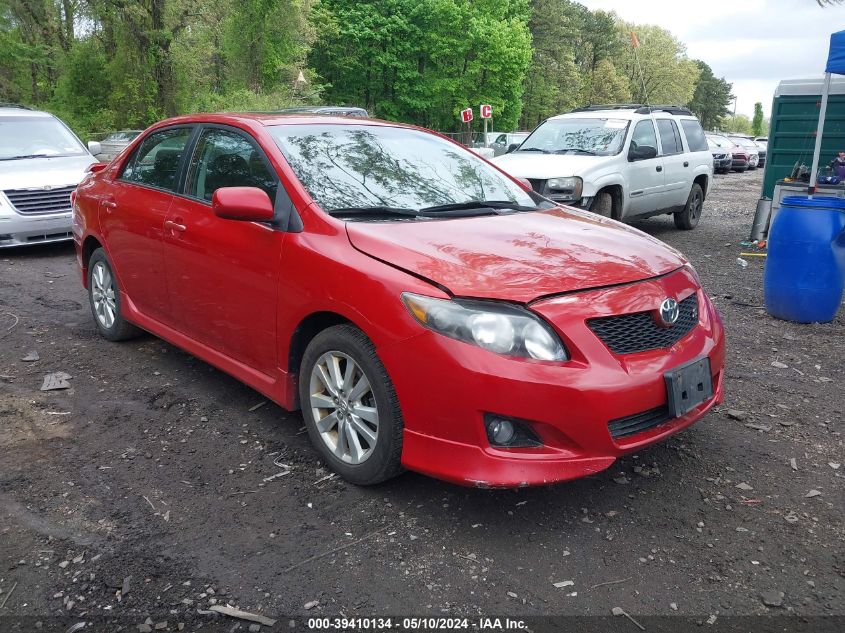 2010 Toyota Corolla S VIN: 2T1BU4EE0AC401676 Lot: 39410134