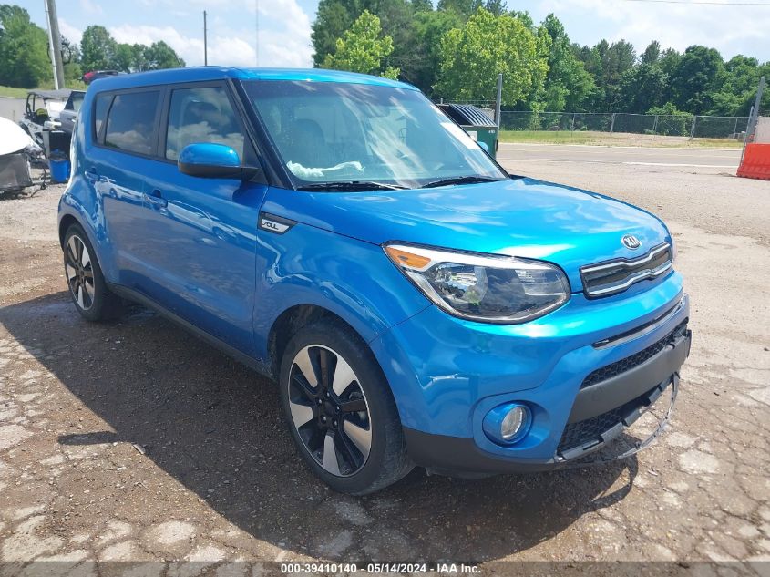 2019 Kia Soul + VIN: KNDJP3A55K7672366 Lot: 39410140