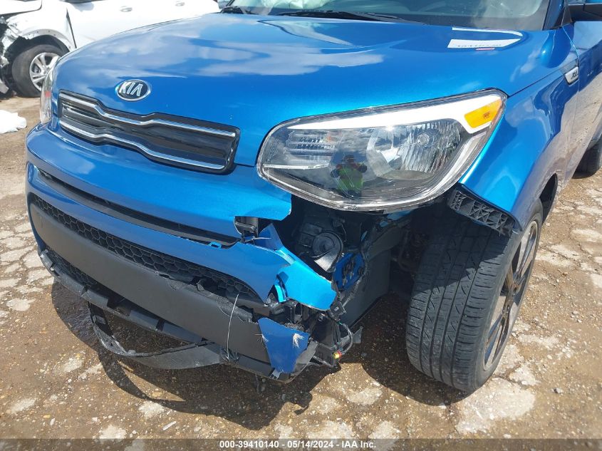 2019 Kia Soul + VIN: KNDJP3A55K7672366 Lot: 39410140