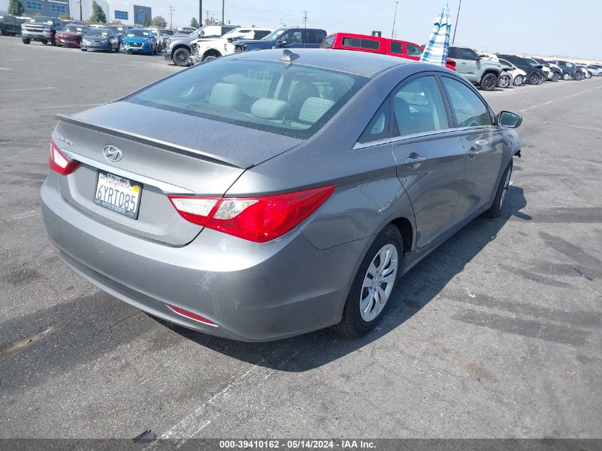 2013 Hyundai Sonata Gls VIN: 5NPEB4AC8DH594796 Lot: 39410162