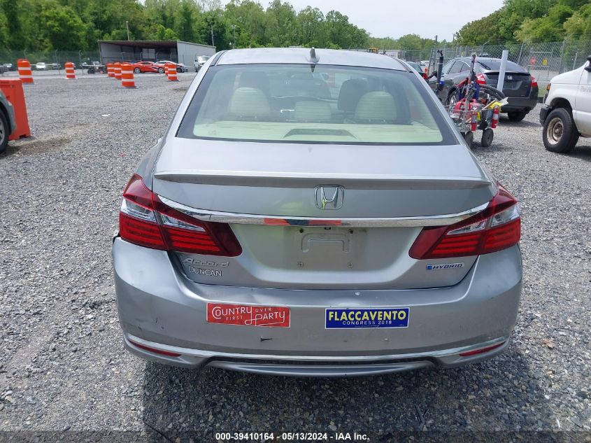 2017 Honda Accord Hybrid VIN: JHMCR6F36HC001220 Lot: 39410164