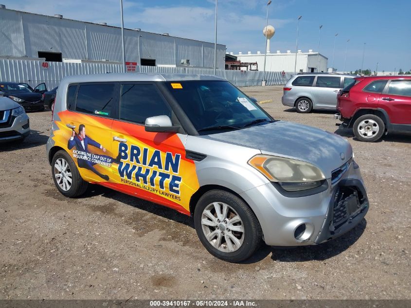 2013 Kia Soul + VIN: KNDJT2A6XD7571664 Lot: 39410167