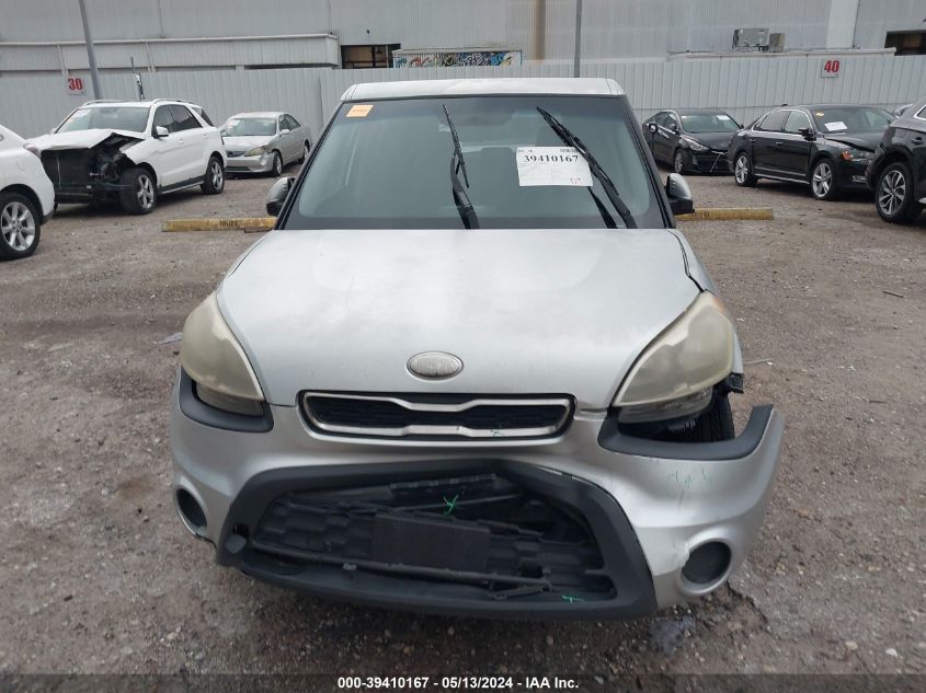 2013 Kia Soul + VIN: KNDJT2A6XD7571664 Lot: 39410167