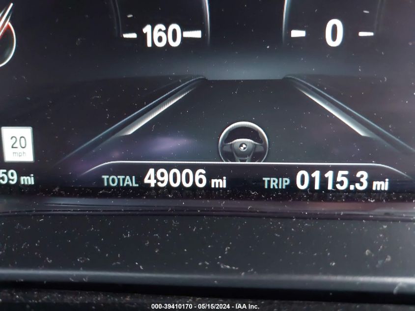 2018 BMW 540I VIN: WBAJE5C58JWA93309 Lot: 39410170