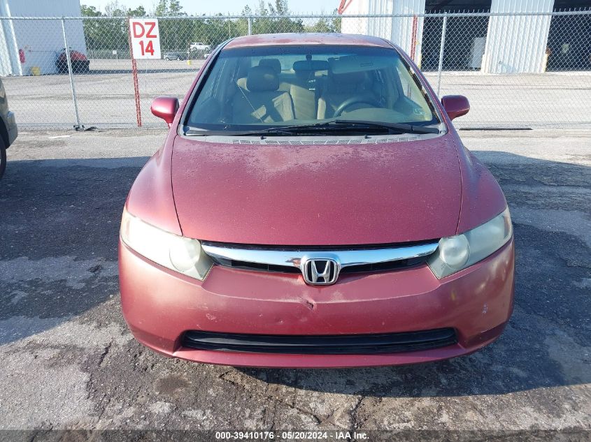 2007 Honda Civic Lx VIN: 1HGFA16567L013569 Lot: 39410176