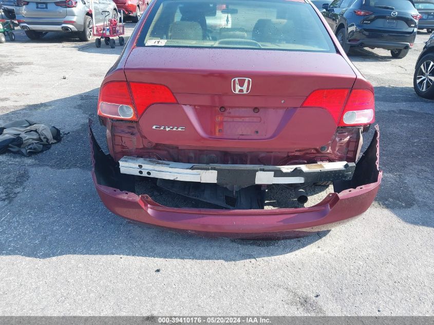 2007 Honda Civic Lx VIN: 1HGFA16567L013569 Lot: 39410176