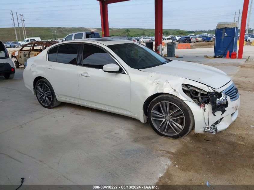 2013 Infiniti G37X VIN: JN1CV6AR7DM756697 Lot: 39410227