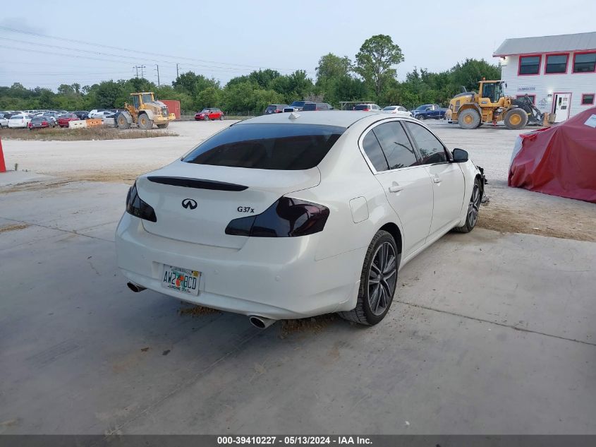 2013 Infiniti G37X VIN: JN1CV6AR7DM756697 Lot: 39410227