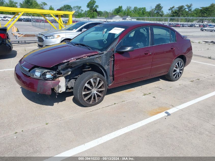 2003 Saturn Ion 2 VIN: 1G8AJ52F03Z165377 Lot: 39410233