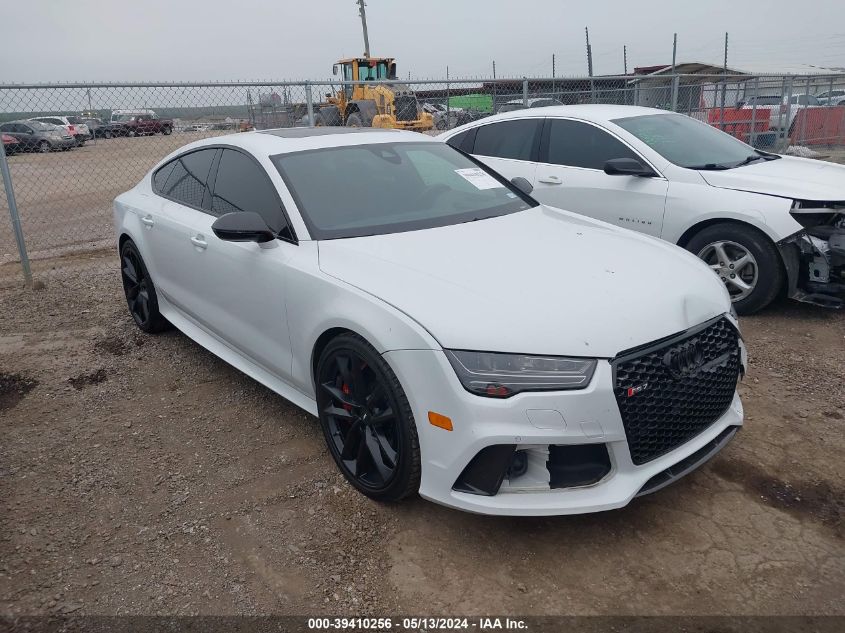 2017 Audi Rs 7 4.0T Performance Prestige VIN: WUAWRAFC9HN902963 Lot: 39410256