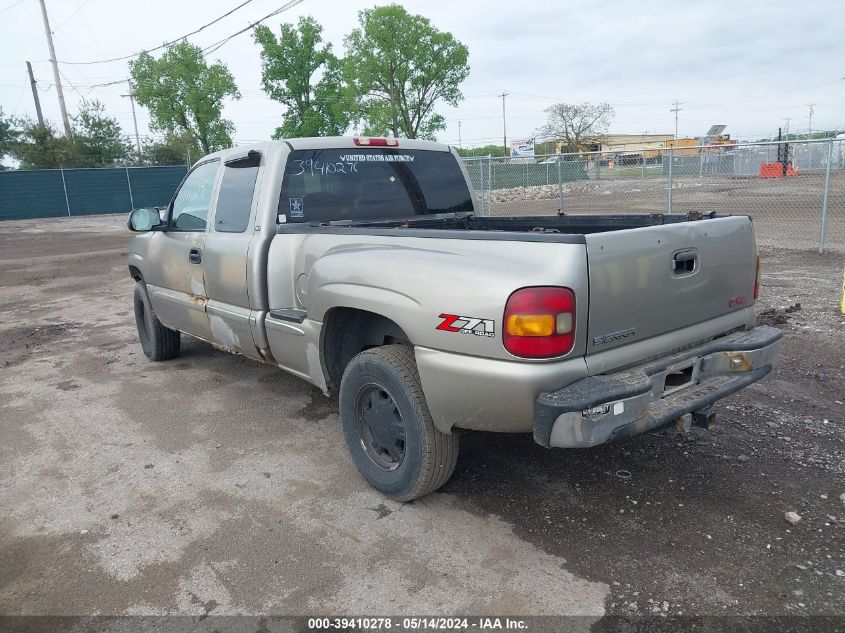 2001 GMC Sierra 1500 Sle VIN: 2GTEK19T811248134 Lot: 39410278