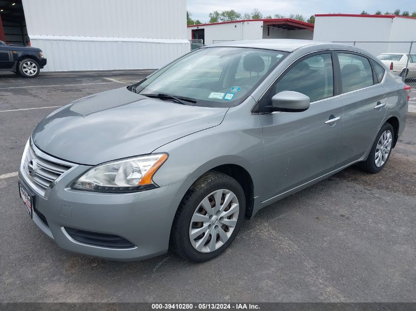 2014 Nissan Sentra Sv VIN: 3N1AB7AP1EY284094 Lot: 39410280